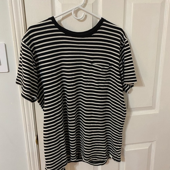 Black and White Striped T-Shirt - Picture 3 of 3